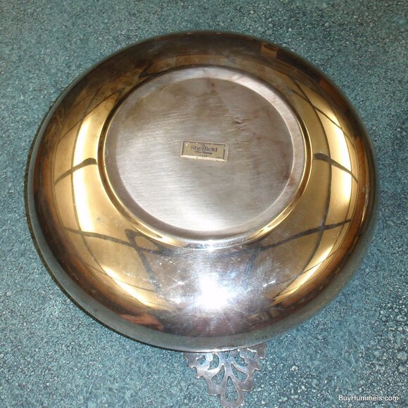 Sheffield Silverplate Casserole Dish 1127 with Pyrex 2Q Baking Dish Insert GIFT! - Picture 3 of 10